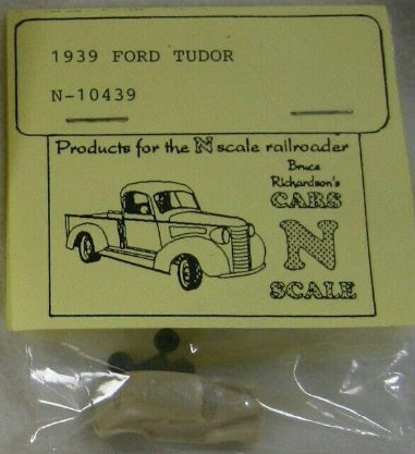 N Scale Railroader N 1939 Ford Tudor Resin Kit