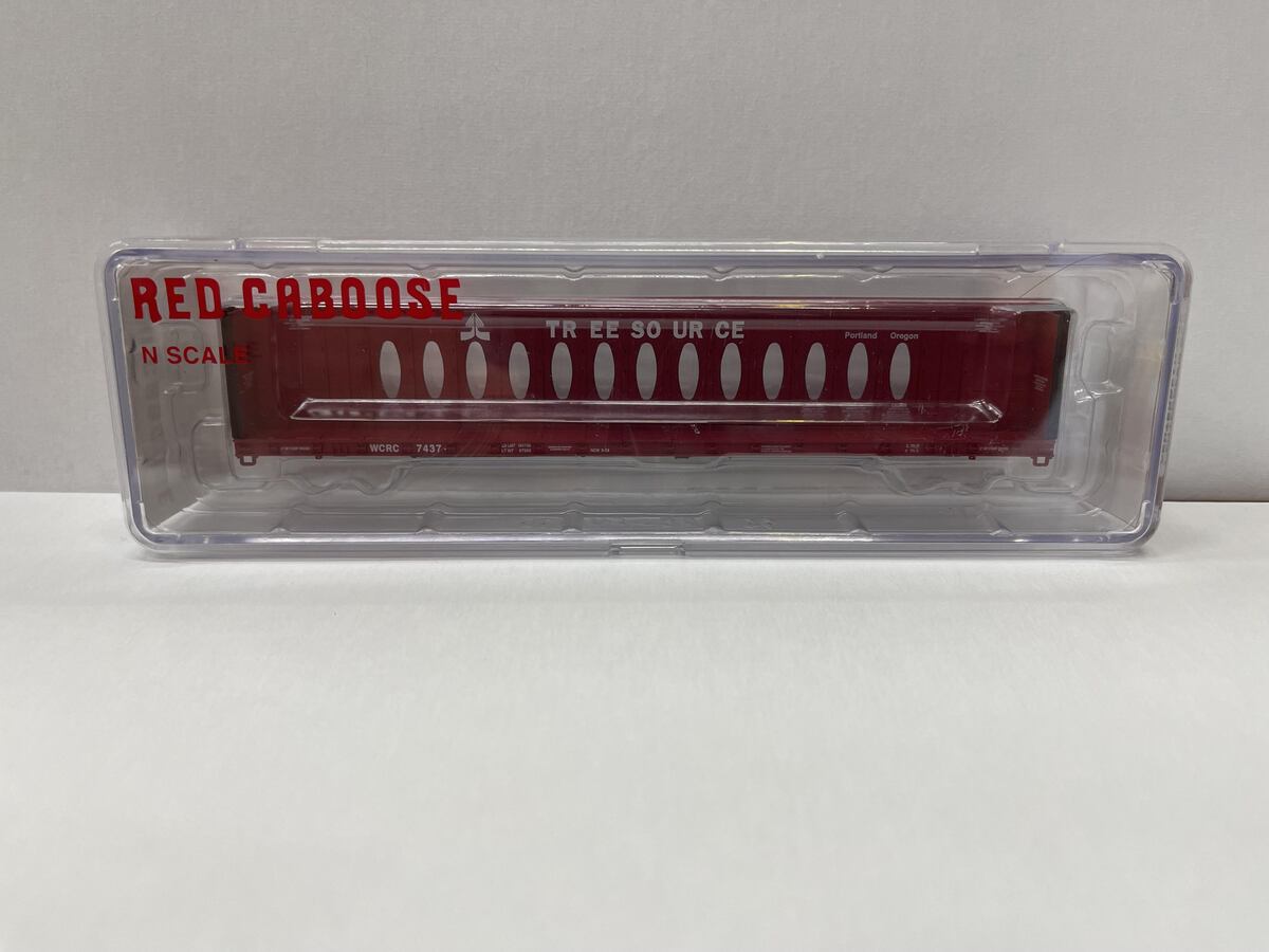 Red Caboose 16625-8 N Tree Source Centerbeam Car #7437 No Wheels No Couplers