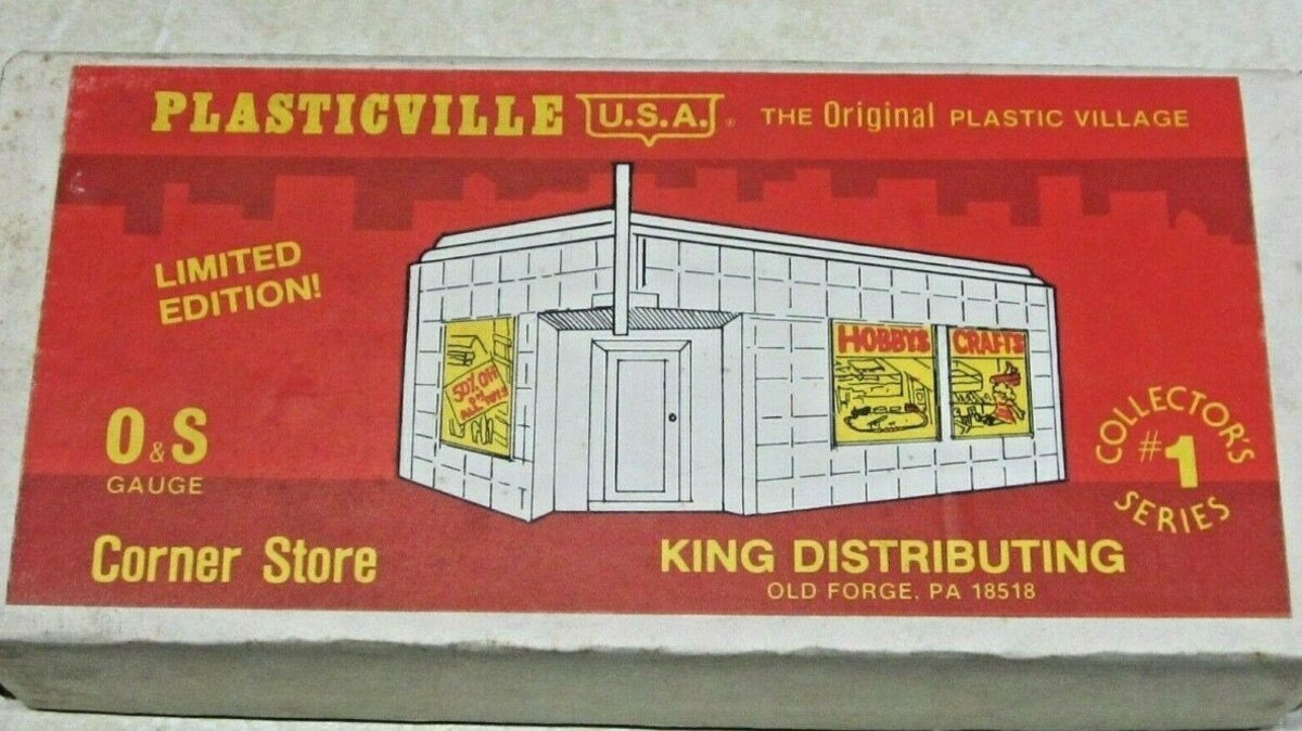 Bachmann 0100 O-S Gauge Plasticville Hobby Shop Limited Edition Kit