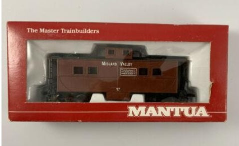 Mantua 726-088 HO Heavy 36' Caboose Midland Valley