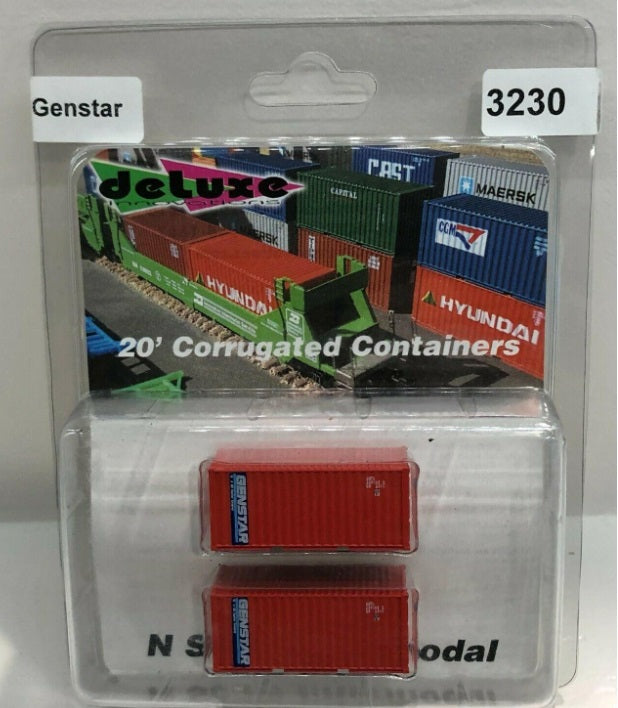 Deluxe Innovations 3230 N Genstar 20'''' Corrugated Containers (Pack of 2)