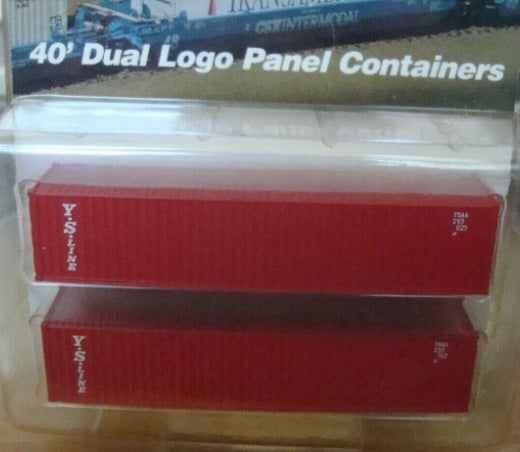 Deluxe Innovations 5360 N YS Line 40' Dual Logo Panel Containers (Pack of 2)