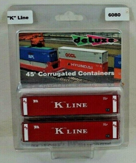 Deluxe Innovations 6080 N K Line 45' Corrugated Containers (Pack of 2)