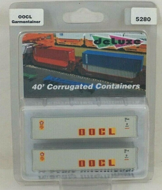 Deluxe Innovations 5280 N OOCL 40' Corrugated Containers (Pack of 2)