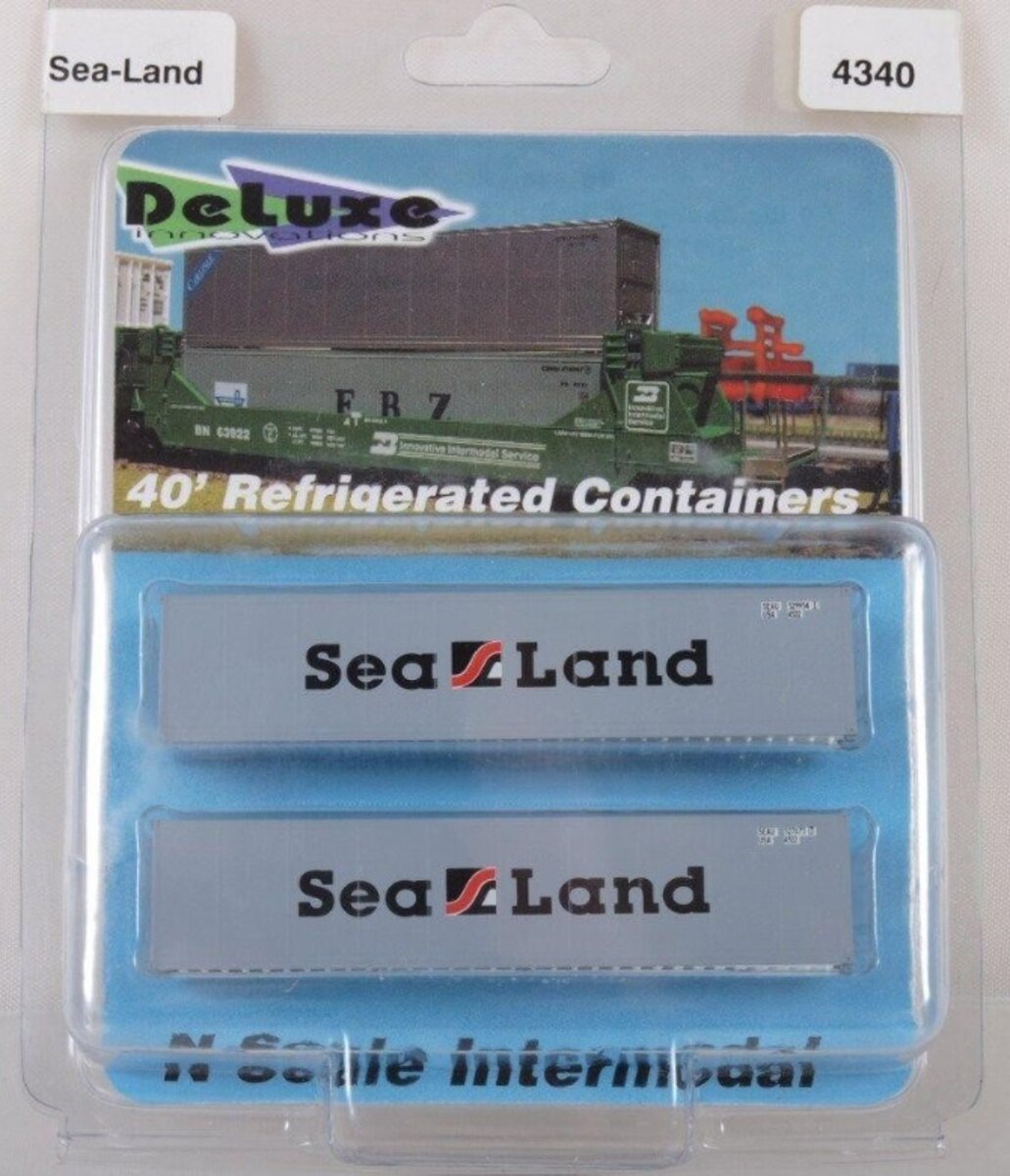 Deluxe Innovations 4340 N Sea Land 40'' Refrigerated Containers (Pack of 2)