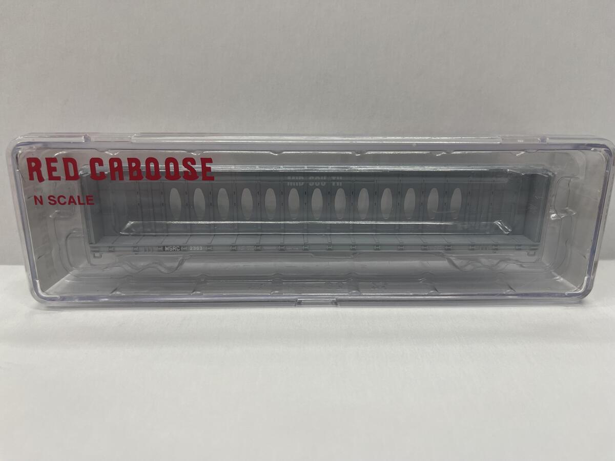 Red Caboose 16607-9 N Mid South Centerbeam Car #2363 No Wheels No Couplers