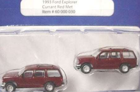 Atlas 60000030 N Currant Red 1993 Ford Explorer (Pack of 2)