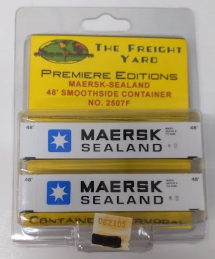 The Freight Yard 2507F N Maersk Sealand 48'' Smoothside Conatiner (Pack of 2)