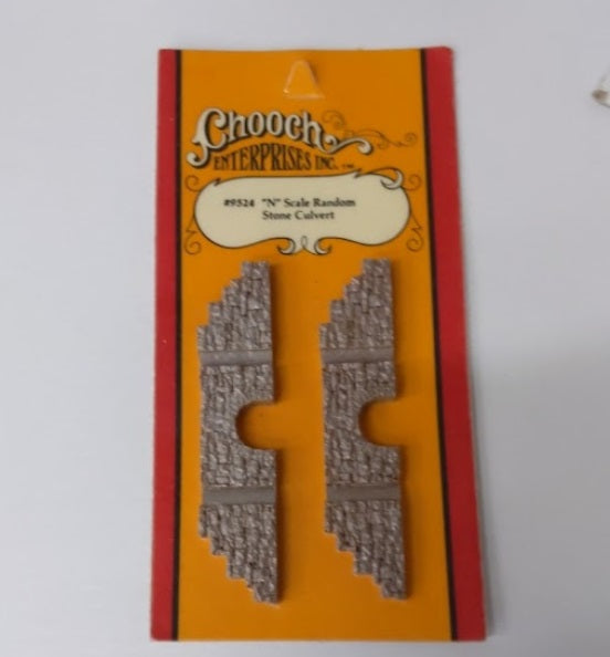 Chooch 9524 N Scale Random Stone Culvert (Set of 2)