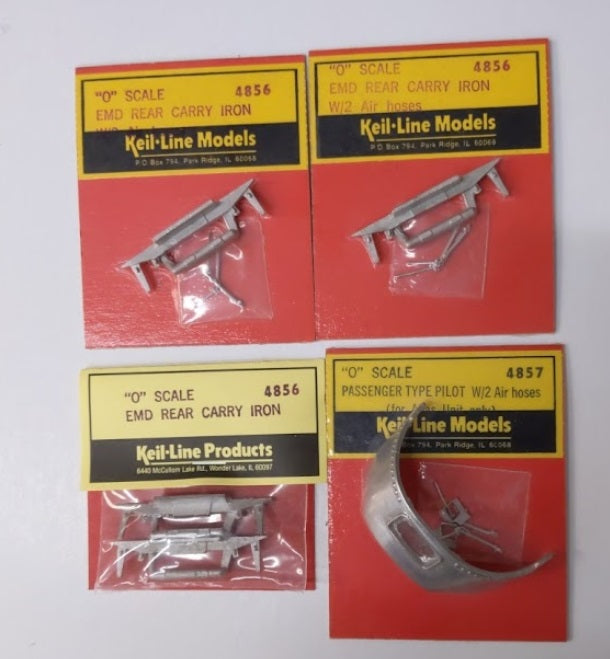 Keil-Line Products L-2 Lot of 4 O EMD Read Carry Iron 3, Passenger Type Pilot 1