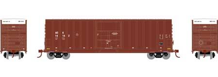 Roundhouse 1507 HO ARK - OK 50' Hi Cubed Boxcar #14142