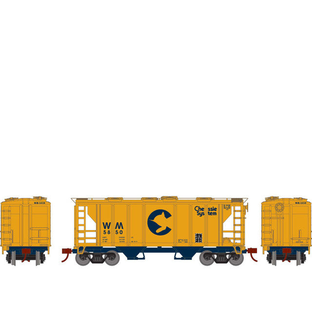 Roundhouse 2395 HO 2003 Chessie 2 Bay Hopper #5850