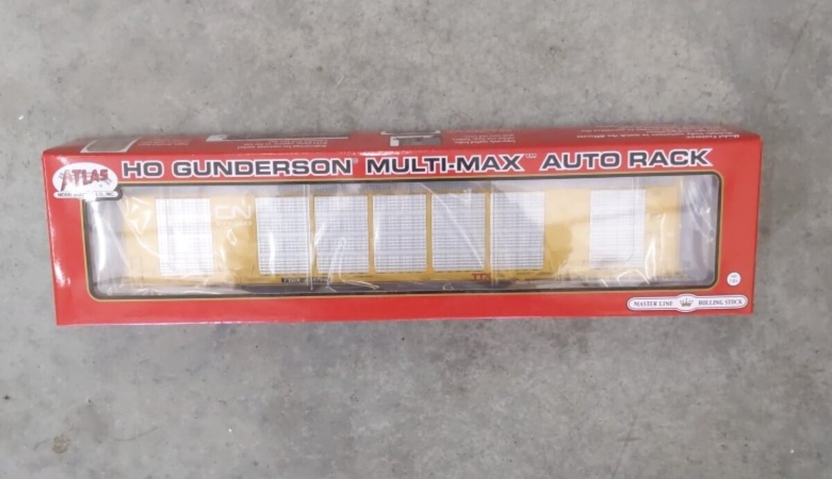 Atlas 20005662 HO Gunderson Multi-max Auto Rack CN-GTW #695790 Freight Car
