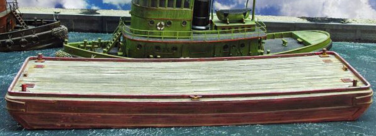 Frenchman River Modelworks 161 Multi Scale Wooden Deck Scow – Trainz