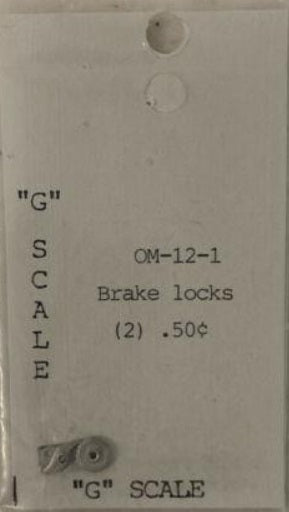 Ozark Miniatures OM-12-1 G Brake Locks (Bag of 2)