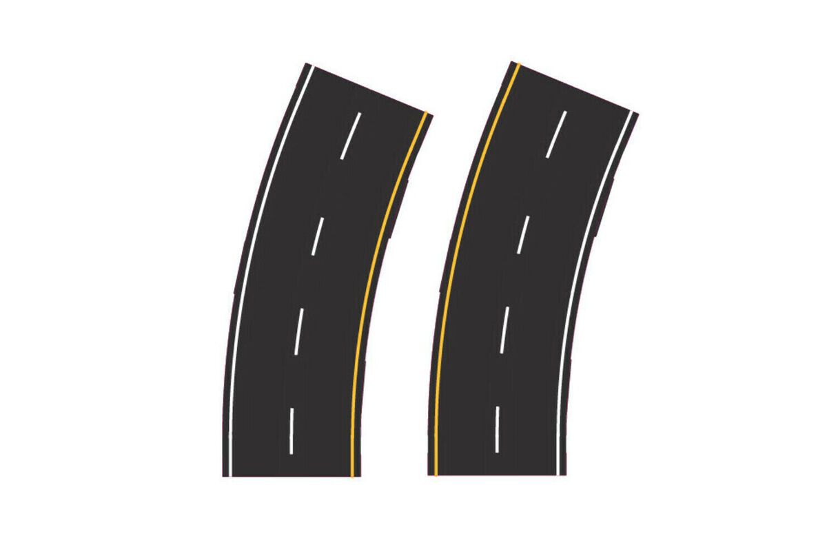 Easy Streets 3152011 HO Easy St. Fresh Asphalt Broad Curve Interstate