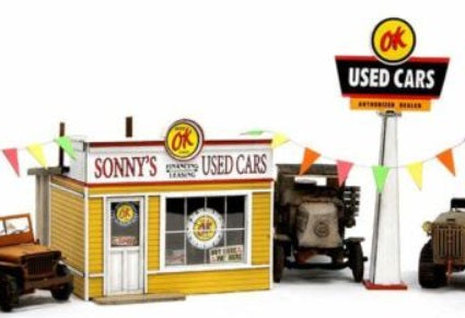 Banta Model Works 6122 O/On30 Sonny's Used Cars Kit