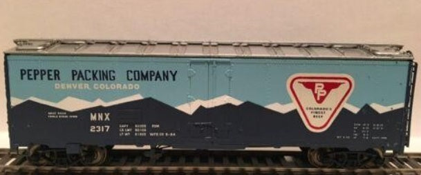 InterMountain 2317 O Pepper Packing Company Co. 40' Reefer Boxcar #2317