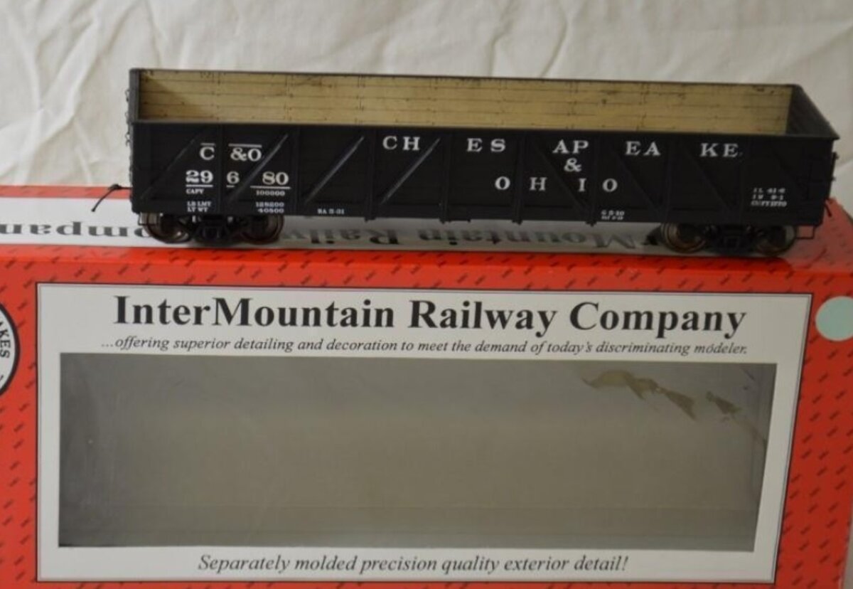 InterMountain 29680 O Chesapeake & Ohio Drop Bottom Gondola # 29680