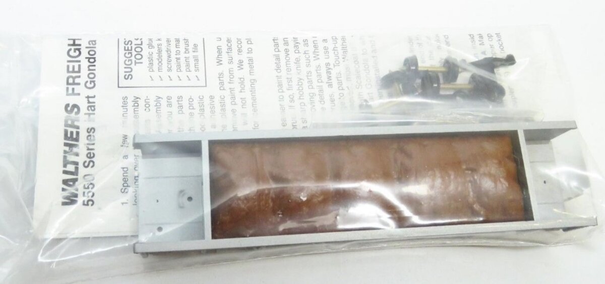 Walthers HO Santa Fe Hart Gondola # 70058 Kit