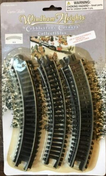 Cobblestone Corners 815665 HO Curve Rails (Pack of 8)