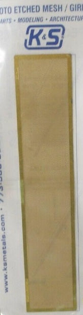 K&S 02714 G Photo Etched Mesh Girders Brass