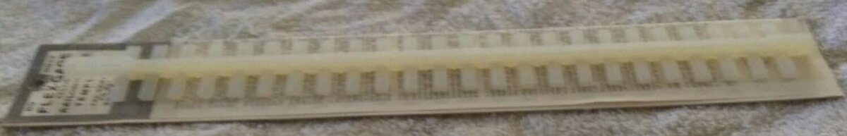 The Ramax Co. FX-325 HO/HOn3 Flex Gage Rail Code 70 100 Tie Template