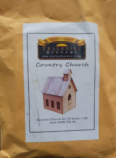 Trackside Scenery SSK-CH-48 O Country Church Kit