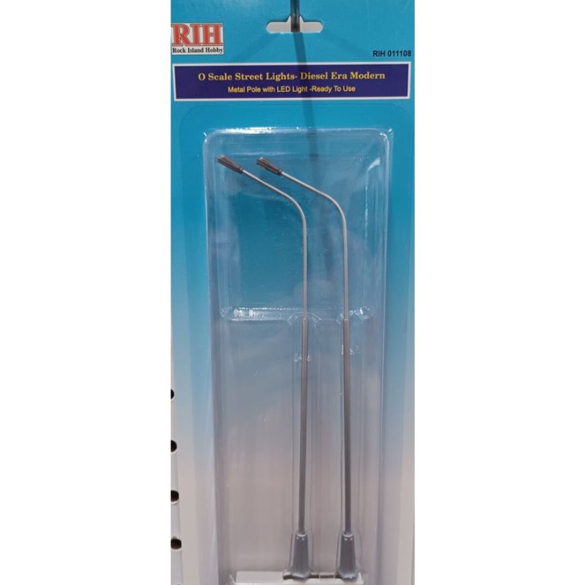 Rock Island Hobby 011108 O Modern Street Lights (Pack of 2)