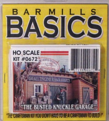 Bar Mills 0672 HO The Busted Knuckle Garage Craftsman Kit