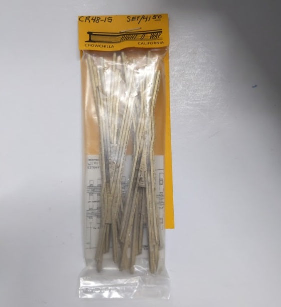 Right O' Way CR48-15 O Scale Code 148 Crossing Kit