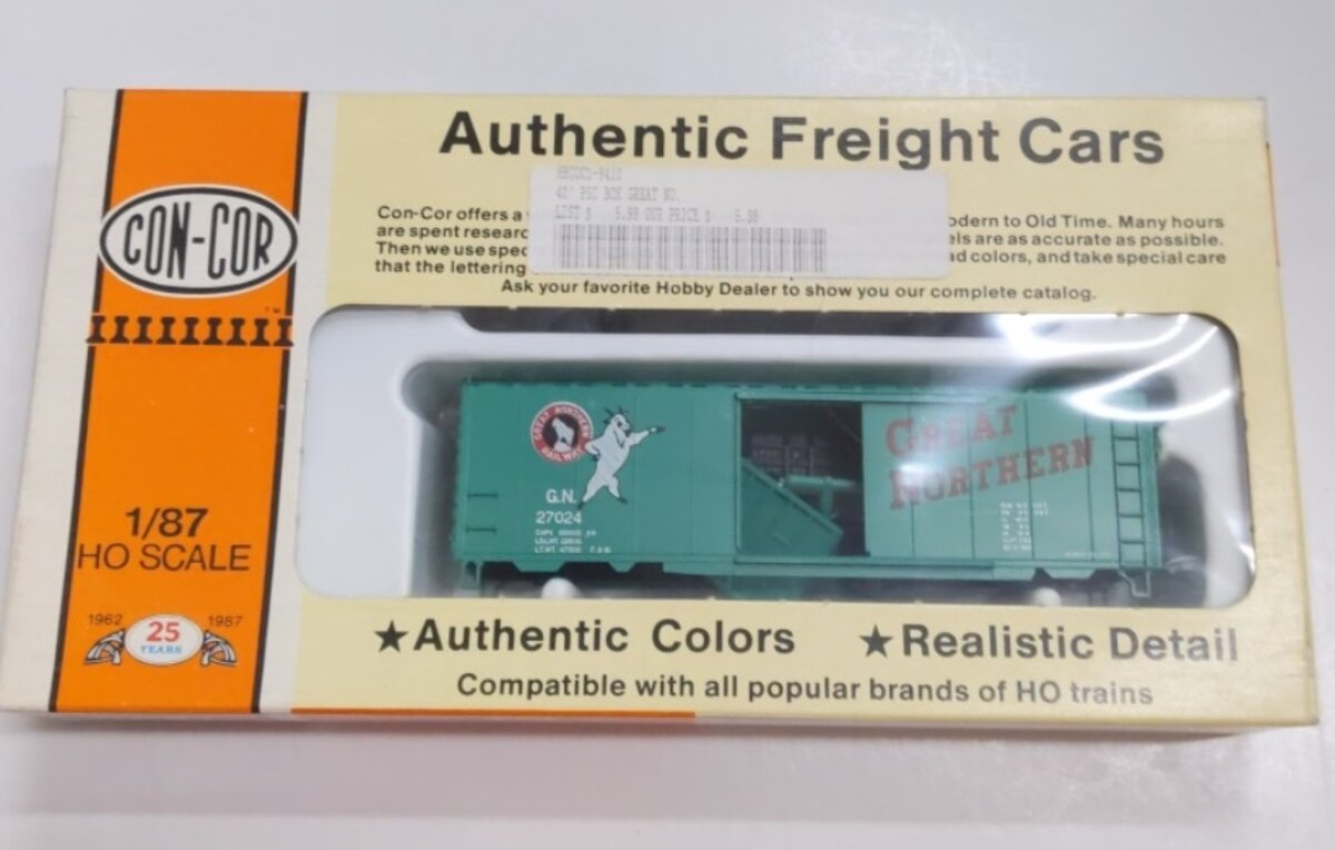 Con-Cor 0001-009420 HO Scale Great Northern 40' PS-1 Boxcar Kit