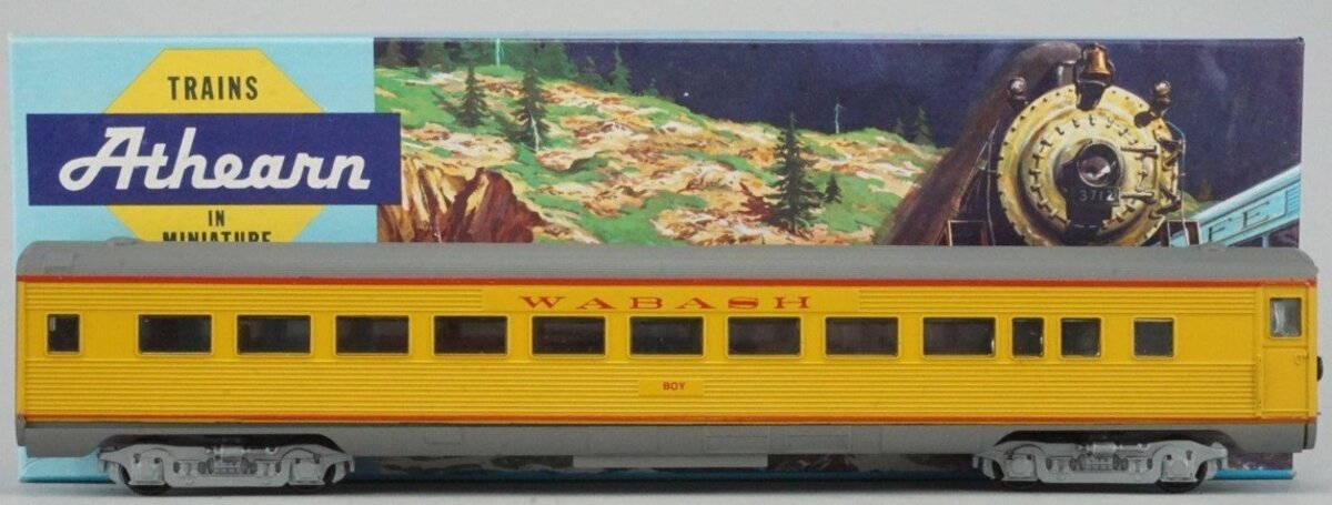 Athearn 6372 HO Bev-Bel Corp. Wabash U. P. Pool Cars S/L Coach BOY