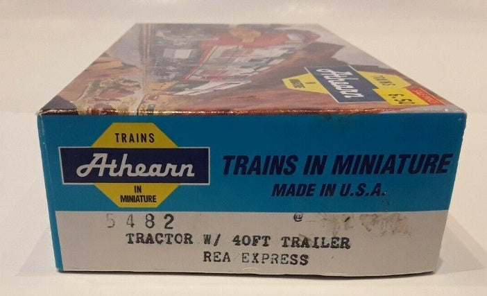 Athearn 5482 HO REA Express Tractor W/40' Trailer Kit