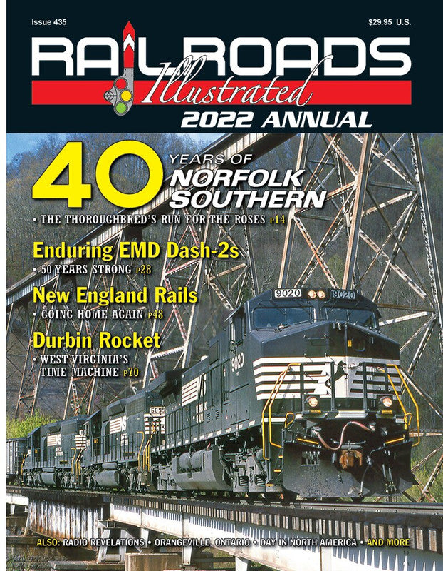 White River Productions RA22 2022 Railroads Illustrated Annual Soft Cover Book