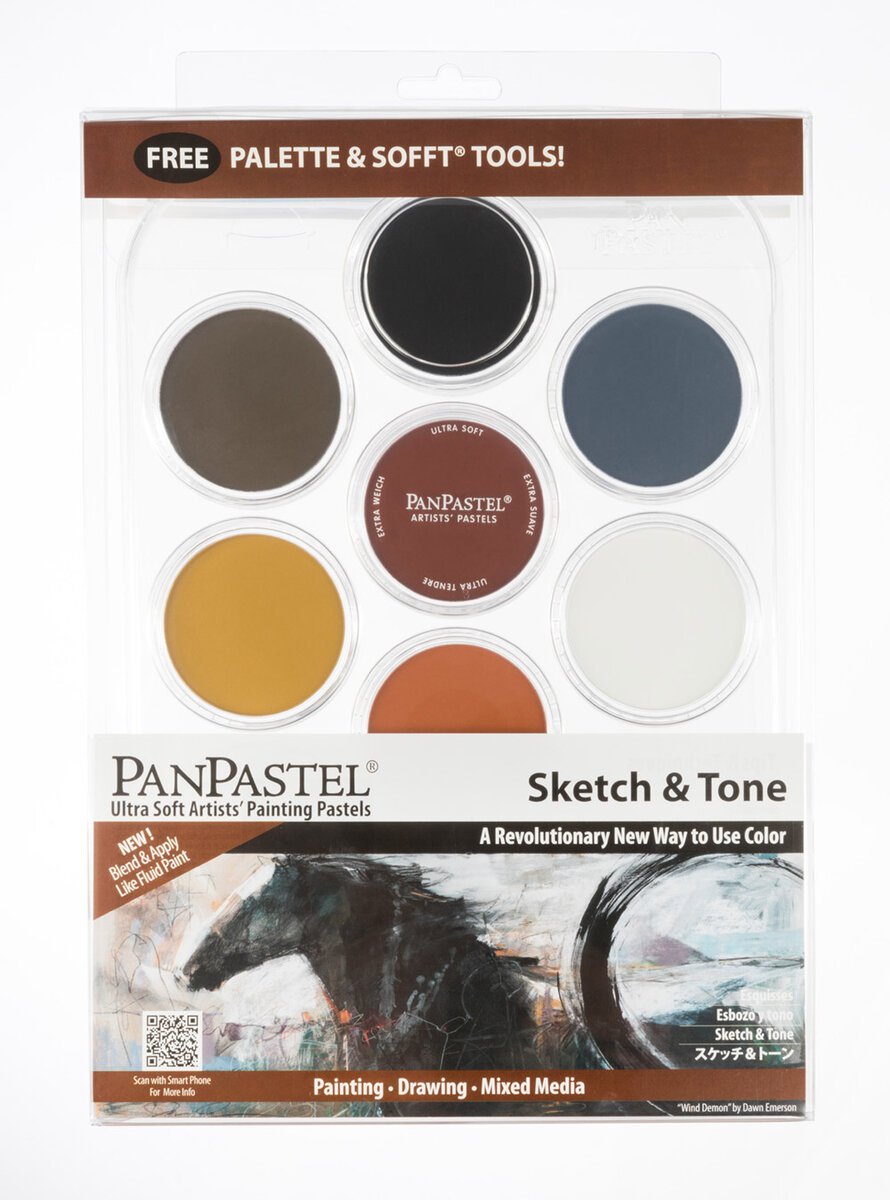 PanPastel 30074 Sketch + Tone 7 Color Set Kit