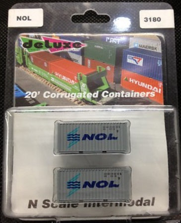 Deluxe Innovations 3180 N NOL 20' Corrugated Containers (Pack of 2)