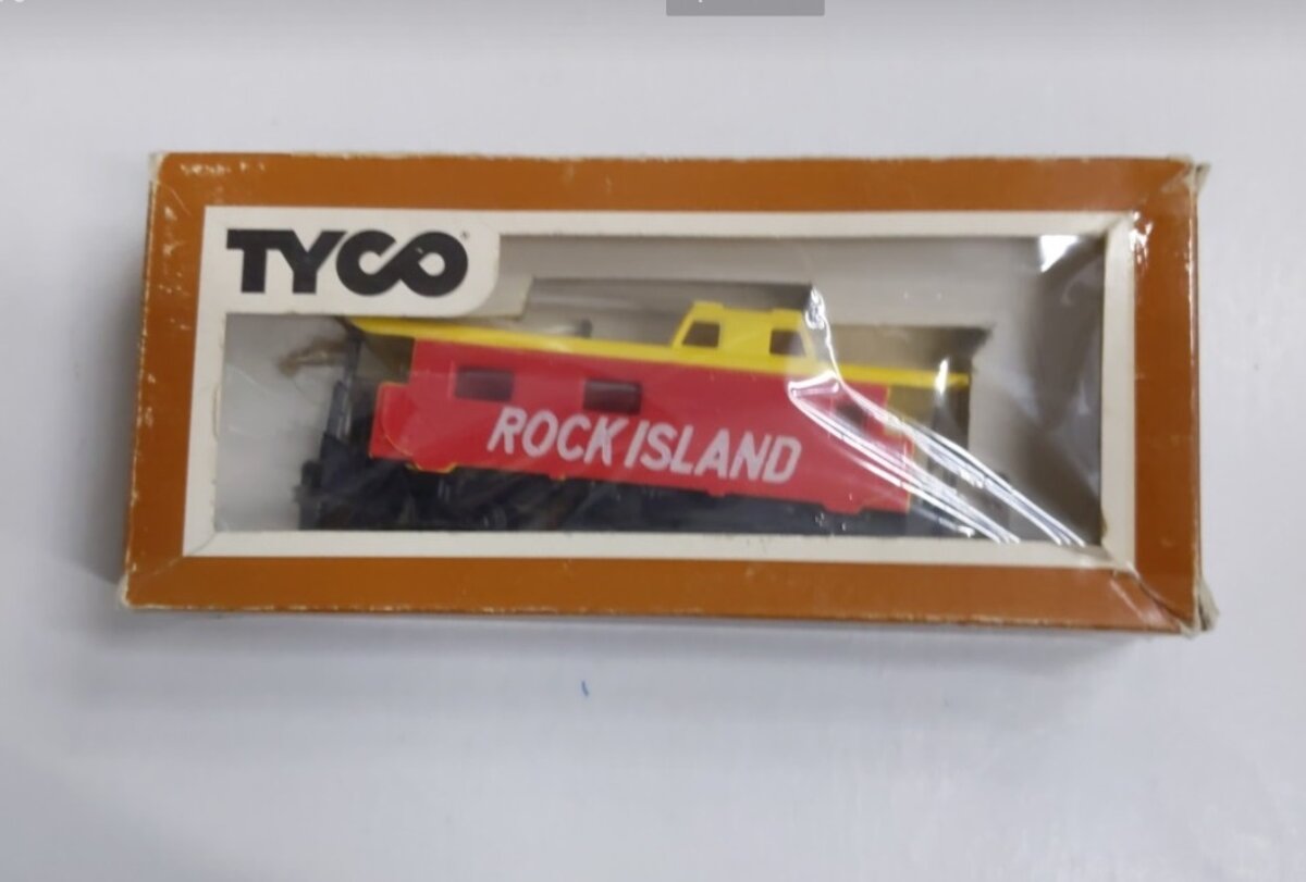 Tyco 327-10 HO Rock Island 8 Wheel Caboose