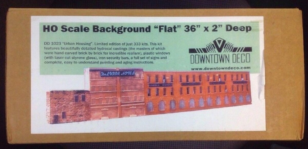 Downtown Deco DD1023 HO Urban Housing Background Flat 36