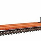 Walthers 932-40309 HO Scale ATSF 89' Flush Deck Flat Car #291504