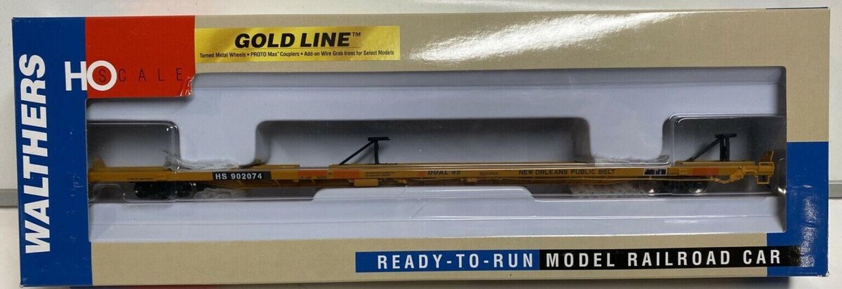 Walthers 932-40810 HO New Orleans Public Belt TTWX All Purpose Flat Car #902074