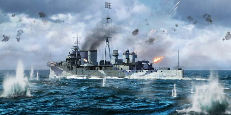 Trumpeter 6742 1:700 HMS Colombo Warship Plastic Model Kit