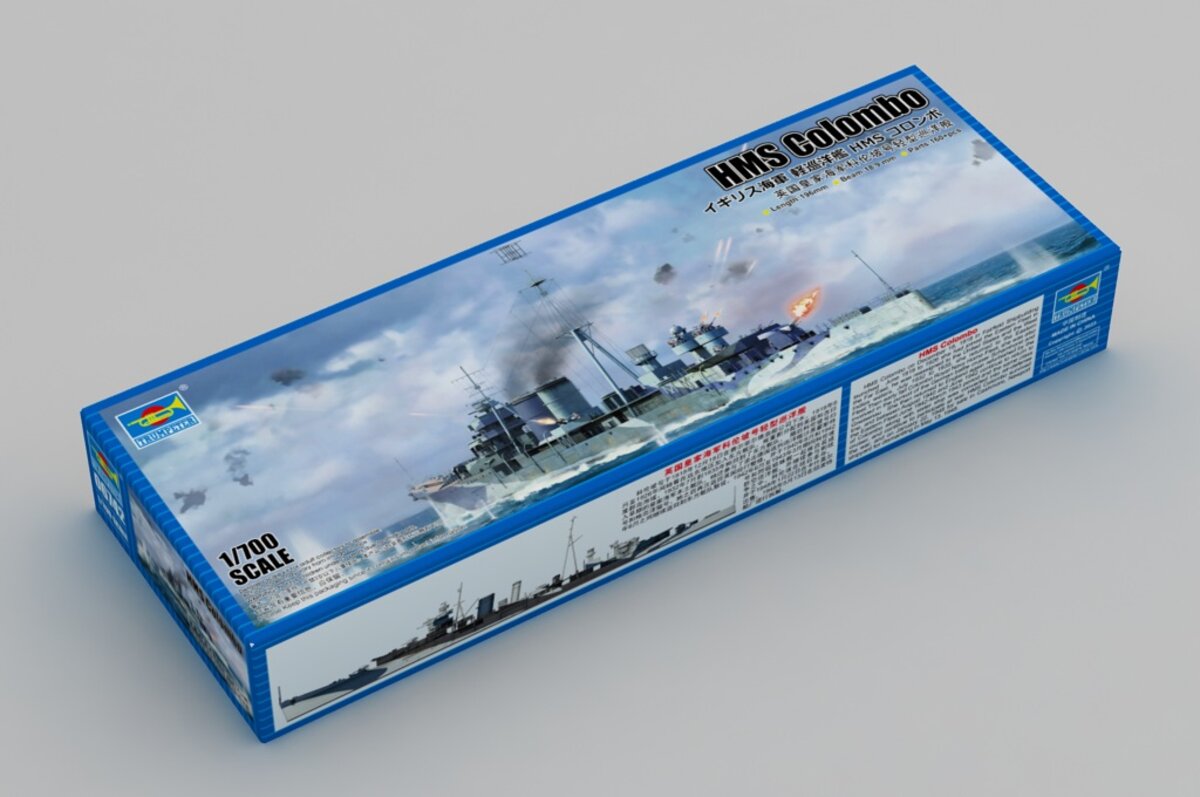 Trumpeter 6742 1:700 HMS Colombo Warship Plastic Model Kit