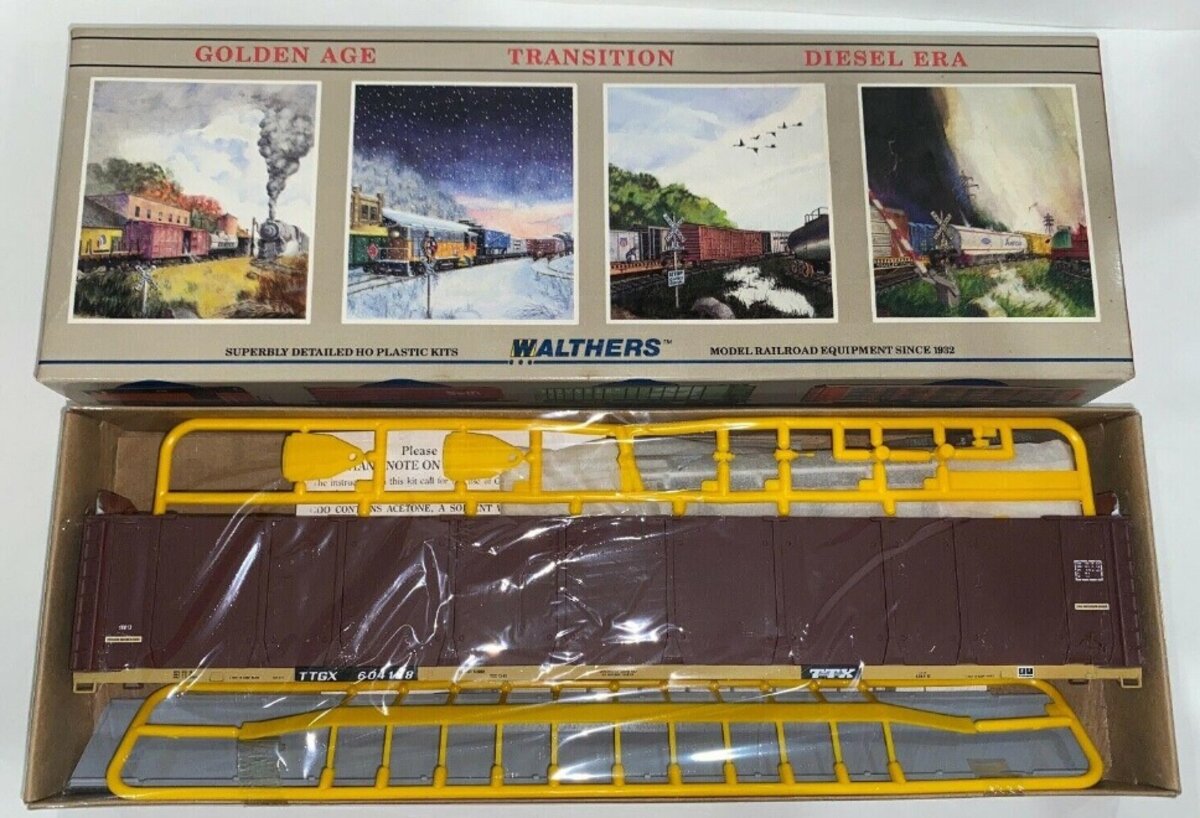 Walthers 9324815 HO Norfolk Southern 89' Enclosed Auto Carrier Kit 6