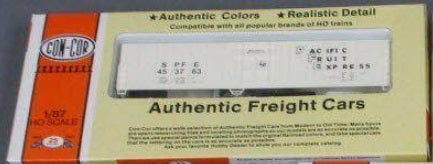 Con-Cor 0001-009802-4 HO 57' Mech Reefer PFE White Car Black Lettering # 453763