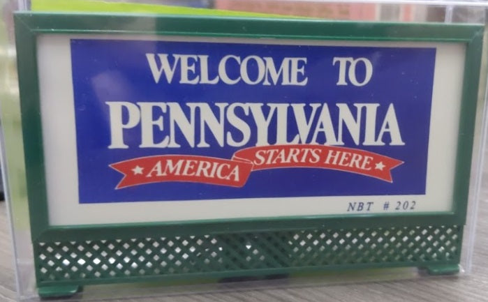 Town & Country Hobbies O Welcome To Pennsylvania "America Starts Here" Billboard