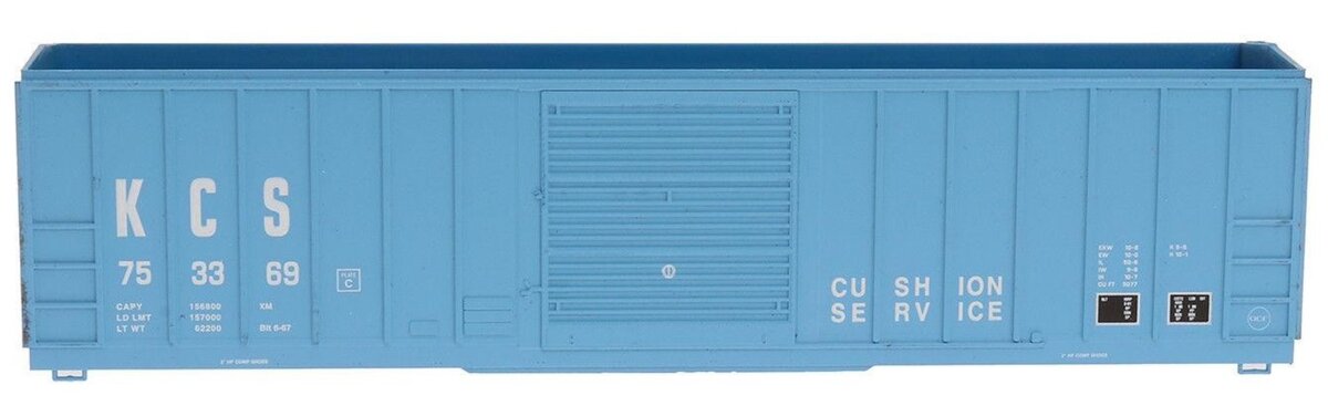 Hubert's HO KCS Boxcar # 753369 Cushion Service