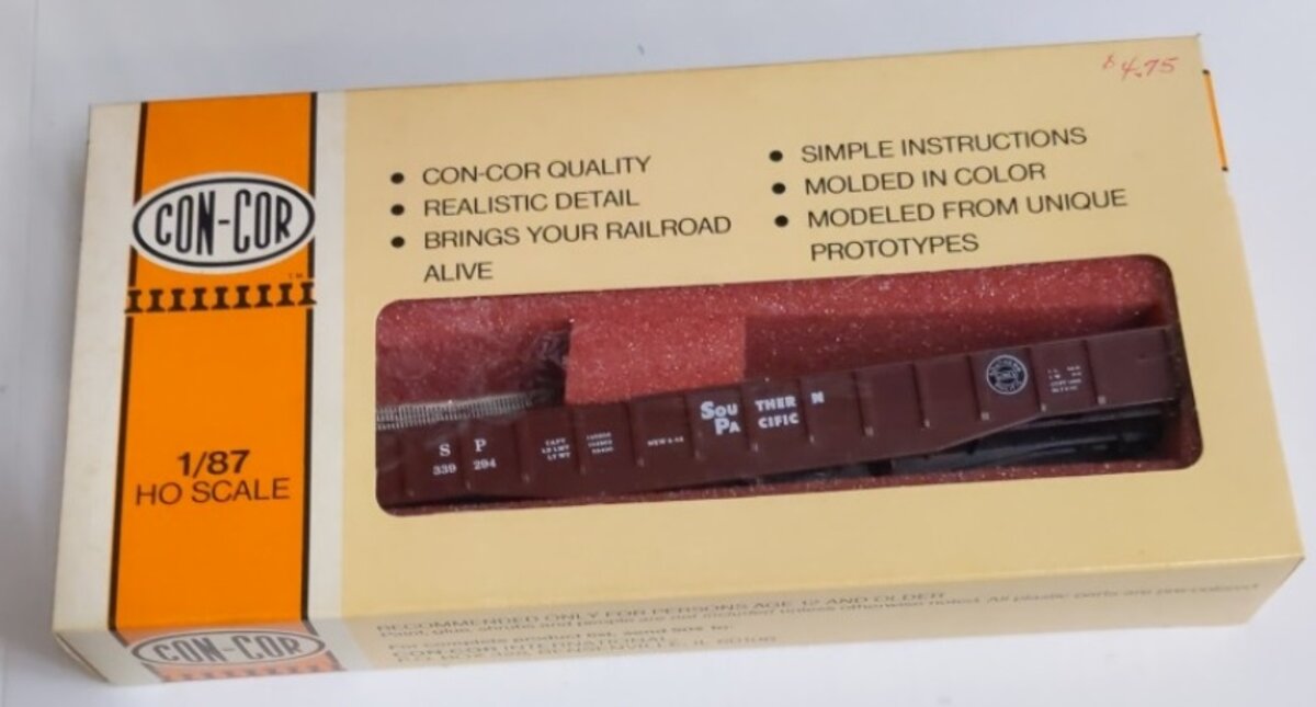 Con-Cor 0001-009004 HO Southern Pacific 54' Mill Gondola Car Kit