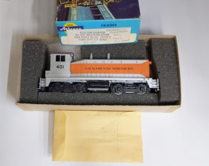 Athearn HO Blue Box Sacramento Northern Switcher #401