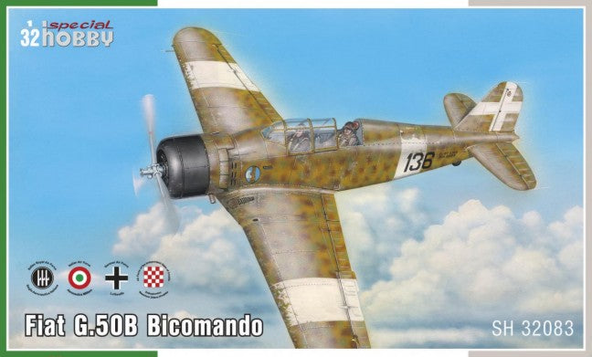 Special Hobby 32083 1:32 WWII Fiat G.50B Bicomando Fighter Plastic Model Kit